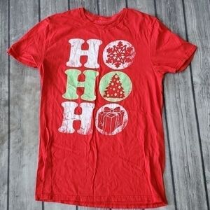 Christmas Holiday Ho Ho Ho Tshirt Size Medium